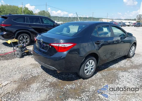 2016 Toyota Corolla L из США, поврежденный, VIN 5YFBURHE1GP373503